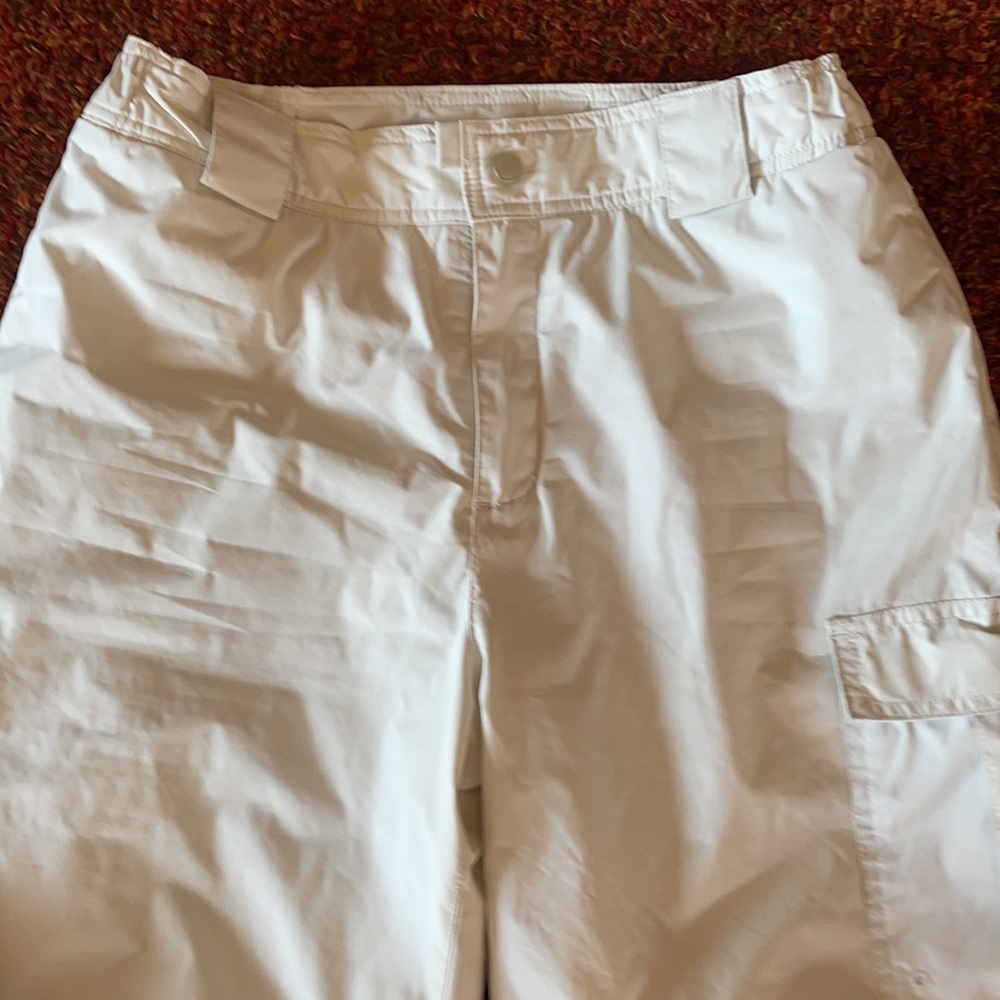 Big Girls Off-white Snow Pants - Picture 2 of 8